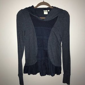 navy hoodie by eloise